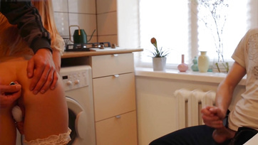 Én csak matyiztam mialatt a spanom könyörtelenül seggbe baszta a ribimet Thumb